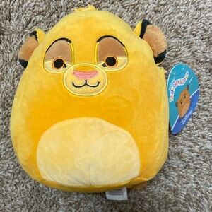 Disney Simba Squishmallow - Golden Brown and Blue